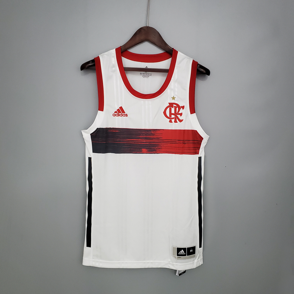 REGATA FLAMENGO BASQUETE S/N° TORCEDOR BRANCA