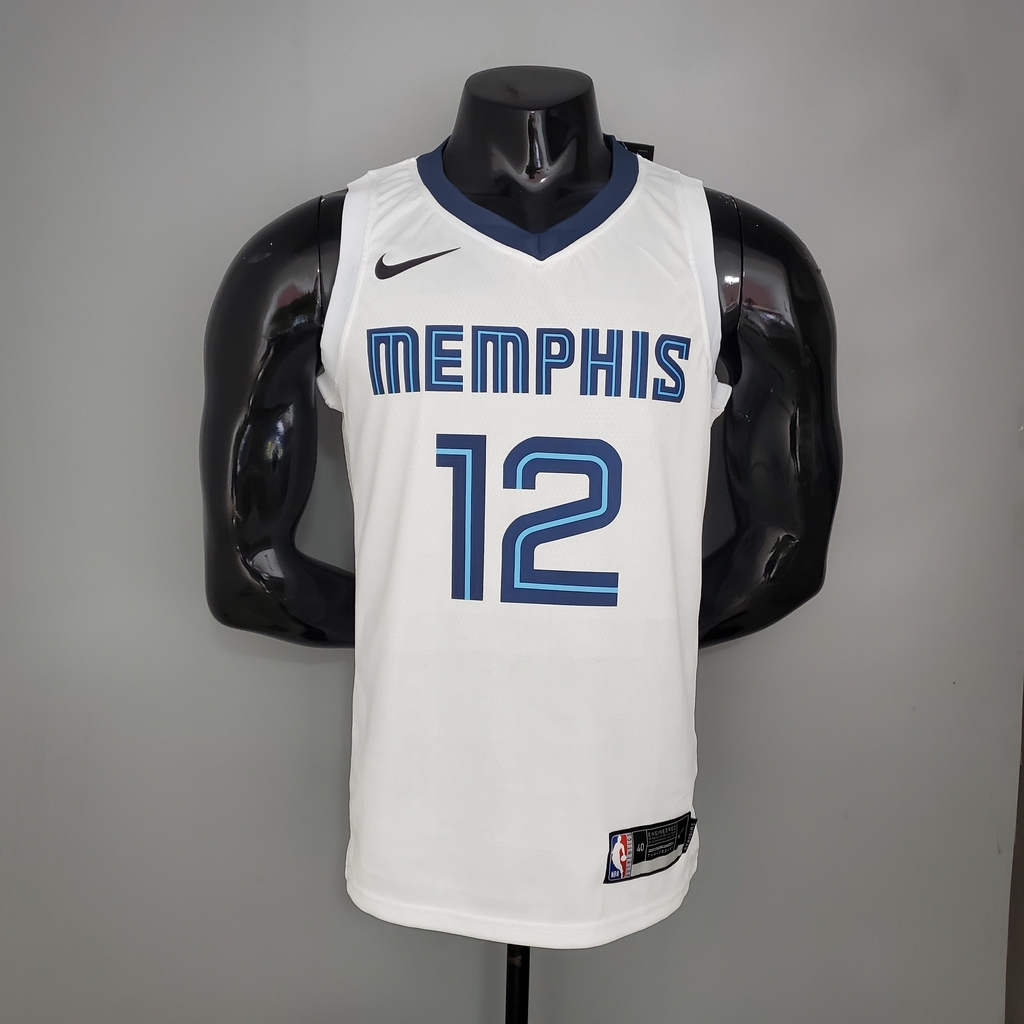 Regata NBA Nike Swingman - Memphis Grizzlies City Edition White- Morant #12