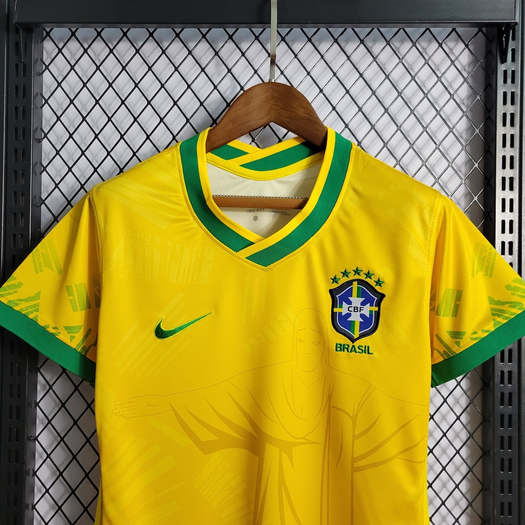 Camisa Brasil Concept Cristo Redentor - feminina