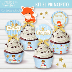 Kit Imprimible El Principito Tarjeta + Etiquetas Candy Bar Principito en internet