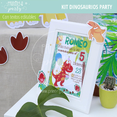 Kit Imprimible - Printing a Party - Kit Imprimible Dinosaurios Party T Kit Imprimible - Printing a Party - Kit Imprimible Dinosaurios Party T