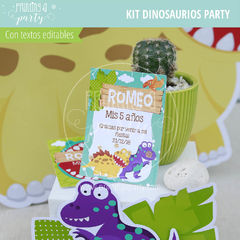 Kit Imprimible - Printing a Party - Kit Imprimible Dinosaurios Party T Kit Imprimible - Printing a Party - Kit Imprimible Dinosaurios Party T