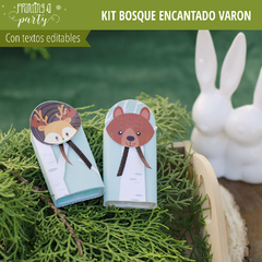 fiesta bosque encantado niño woodland party