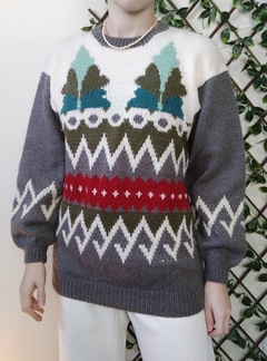 Suéter alongado vintage • tam p/m - comprar online
