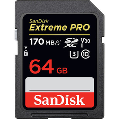 Cartão de Memória SDXC Sandisk Extreme Pro 64GB 170MB/s