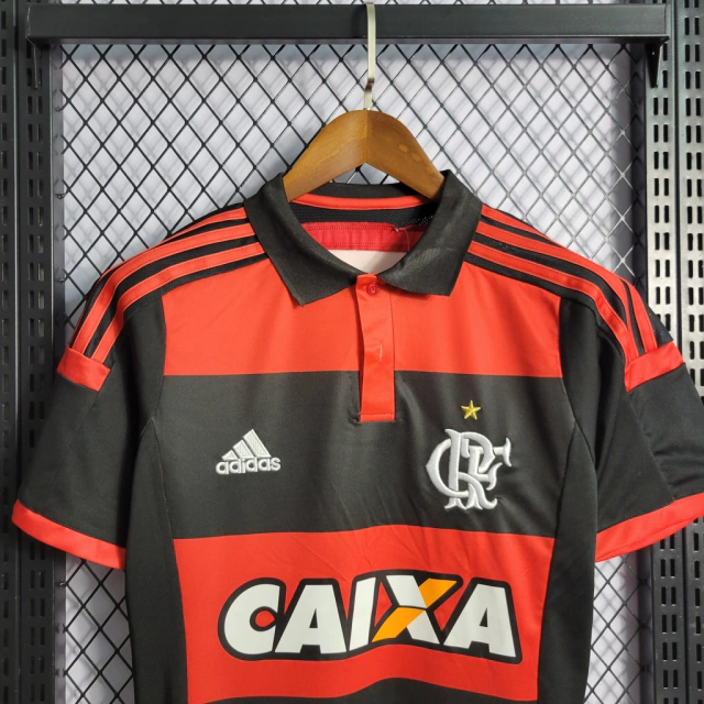 Camisa Retrô Flamengo 17/18 - Vermelho+Preto