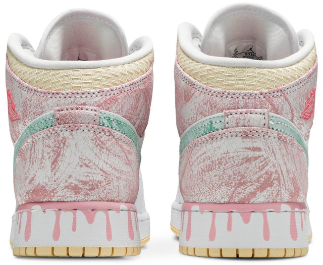 tênis air jordan 1 mid se gs ice cream