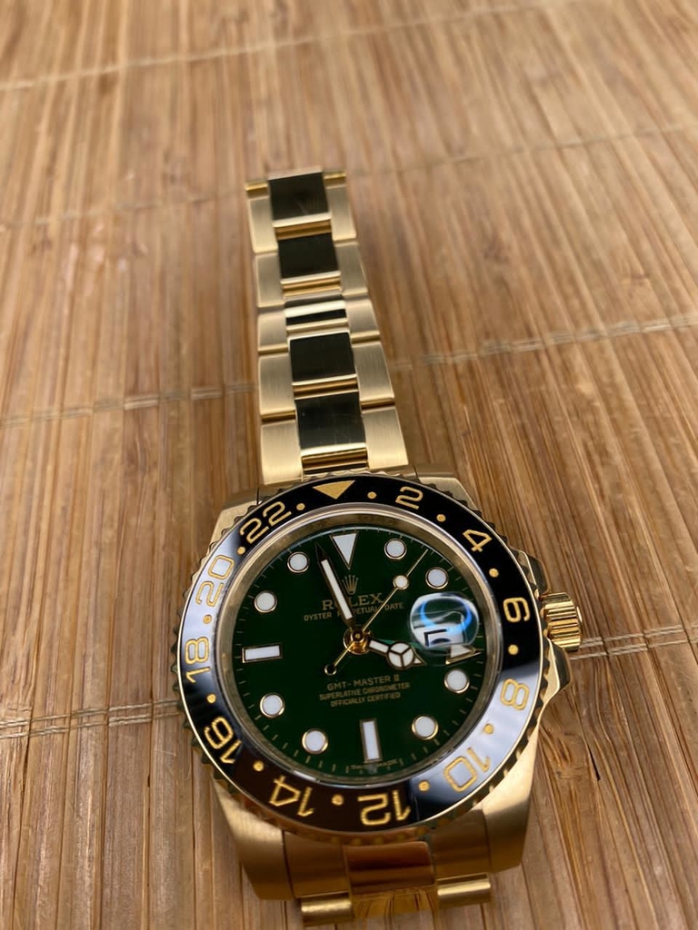 rolex gmt master 2 ouro