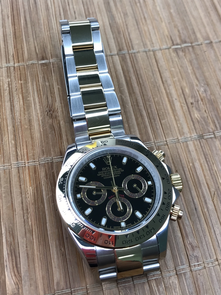rolex daytona aço