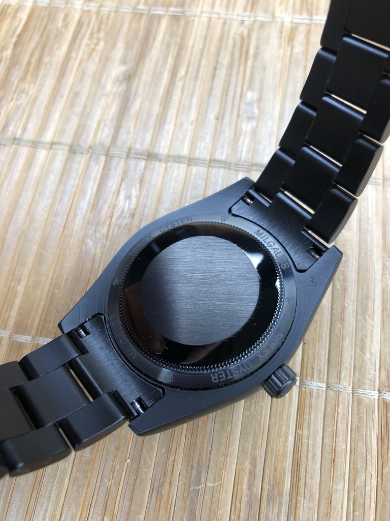 rolex milgauss preto