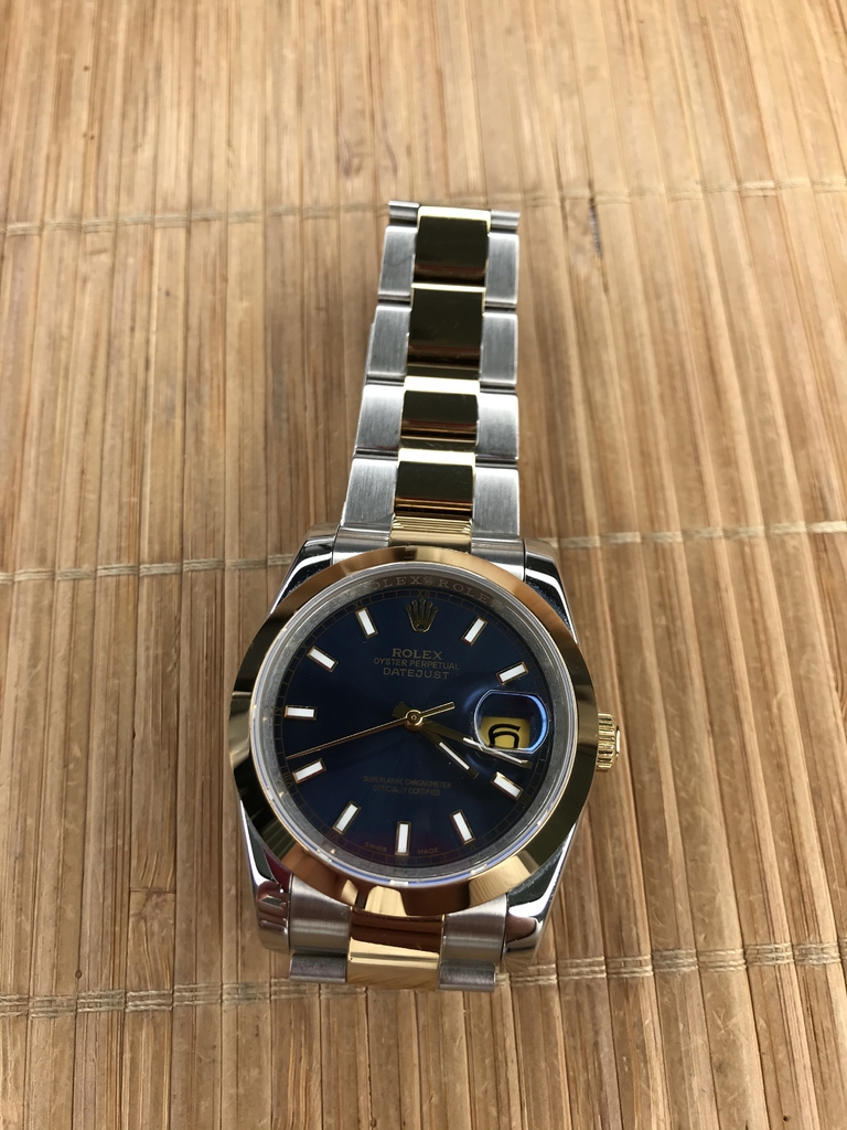 rolex oyster perpetual datejust aço e ouro