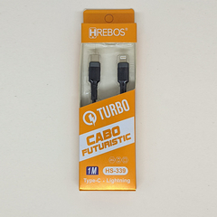 Cabo Celular Smartphone Tablet Type C Lightning Novo Carga Rápida Nylon 1M