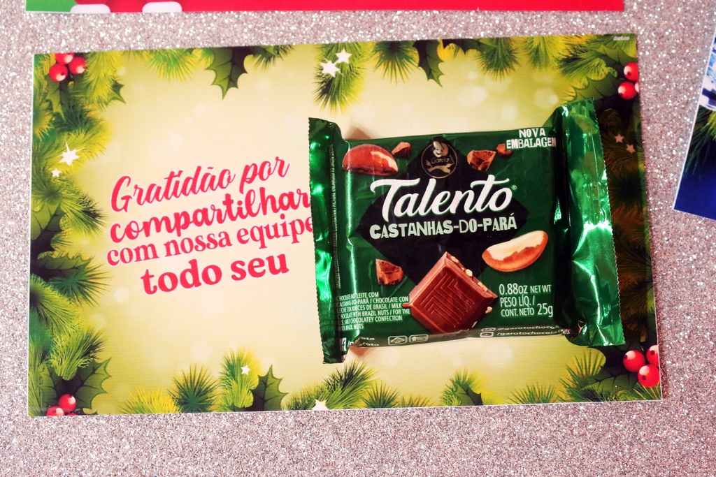 Cartão c/ Mini Talento Natal Cartão c/ Mini Talento Natal