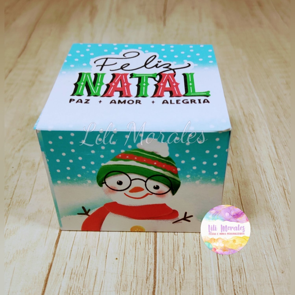 Caixinha p/ pão de Mel Natal Caixinha p/ pão de Mel Natal