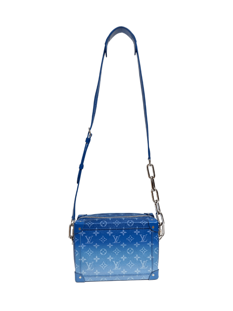 lv blue monogram bolsa