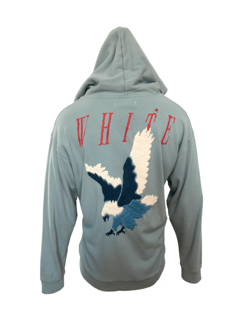 essentials moletom com capuz off white