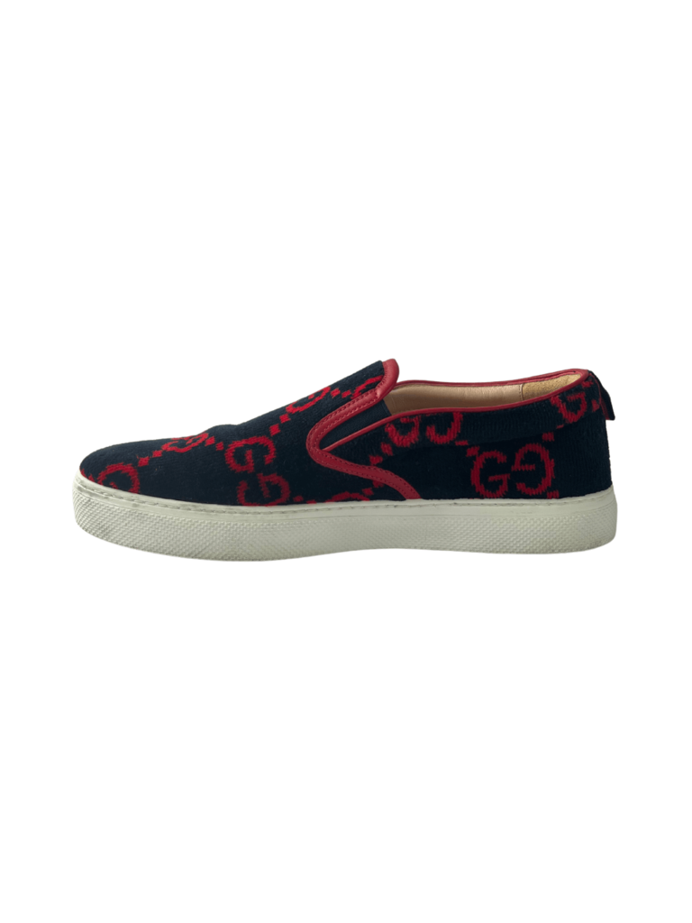 Tênis Slip On Gucci Camurça Terry Cloth
