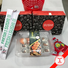 Sushi con Salmón x 12 Piezas Surtidas