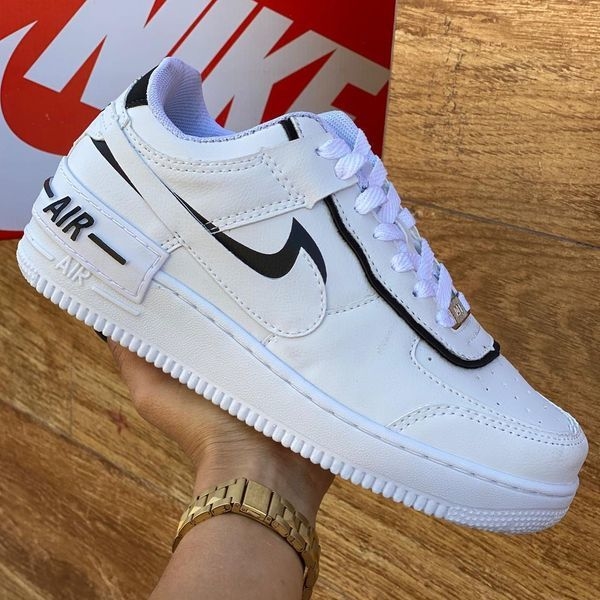 air force holografico branco rosa glitter