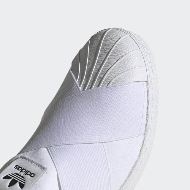 tenis adidas com elastico branco