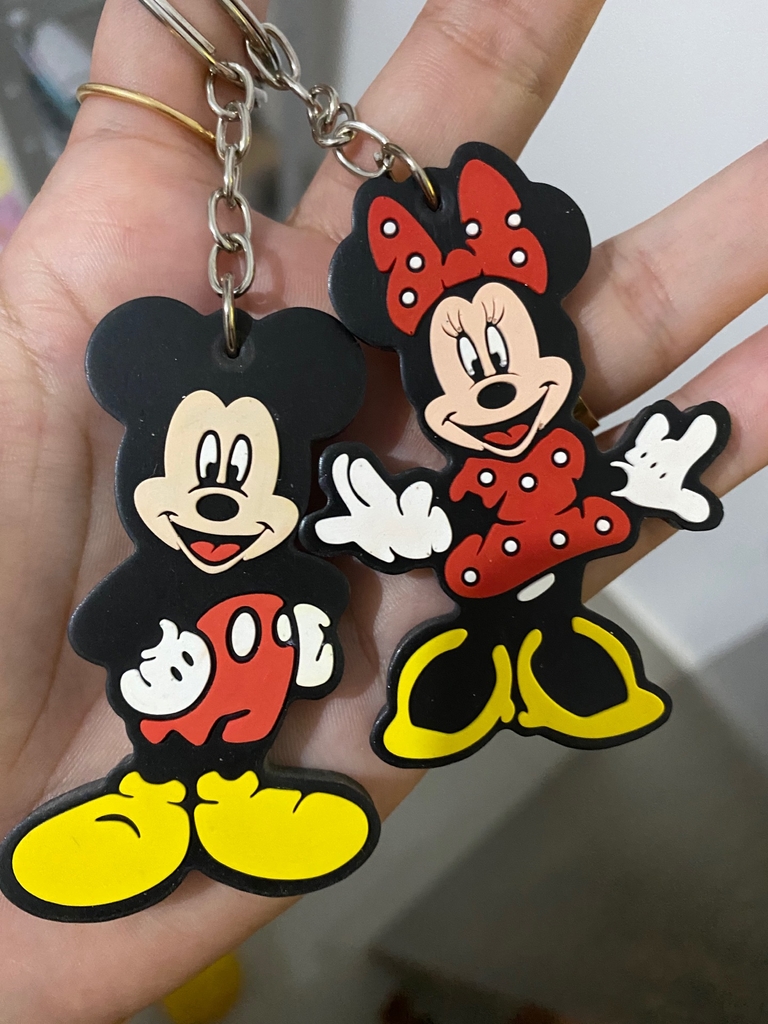 Chaveiro Minnie e Mickey - ImagiBox Papelaria criativa