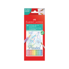 Lapis de cor Faber Castell Ecolapis Aquarelavel Pastel 10 Cores na internet