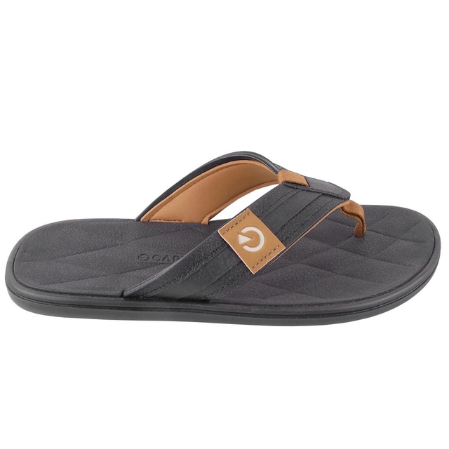 Chinelo de Dedo Masculino Cartago Malta IV 11358 na cor Preto