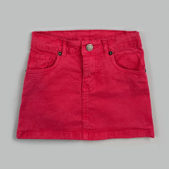 Pollera Gabardina Fucsia