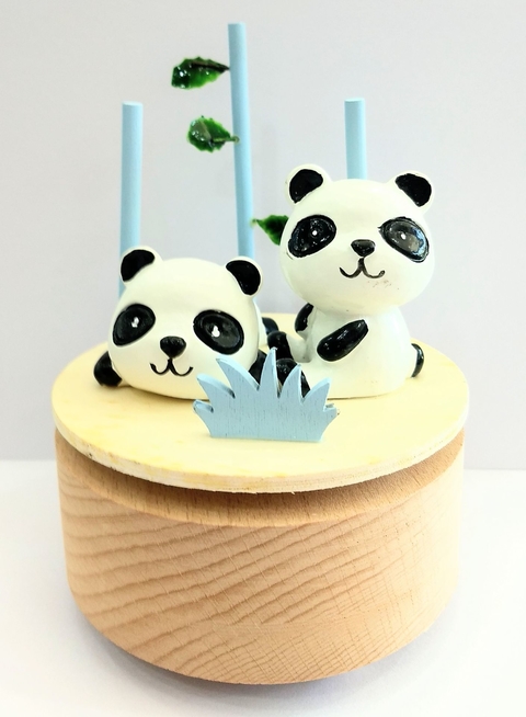 Caja musical Pandas