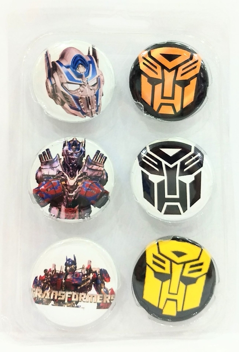Set de 6 pines - Transformers