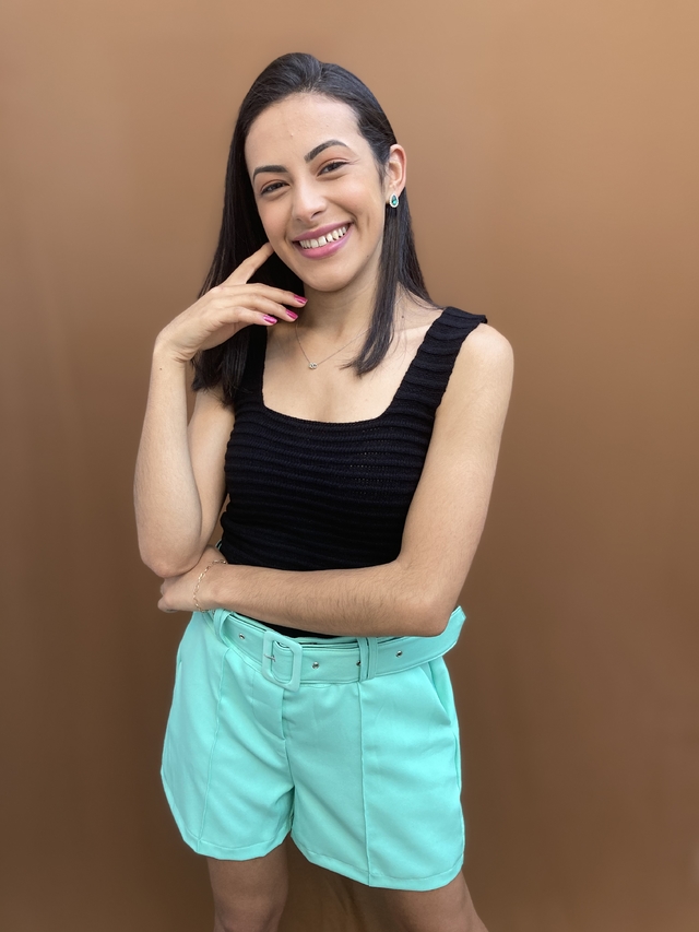shorts verde agua