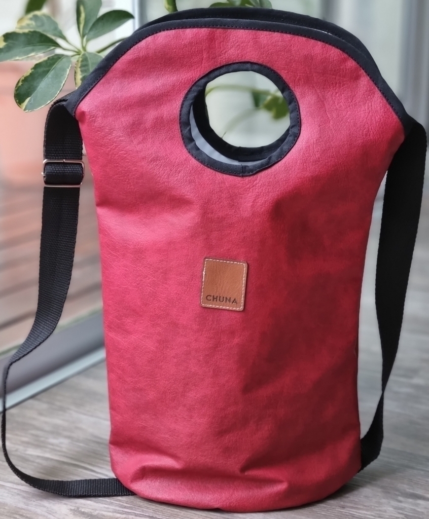 Bolso Matero Morral Cuerina Rojo - Comprar en Mi Matero