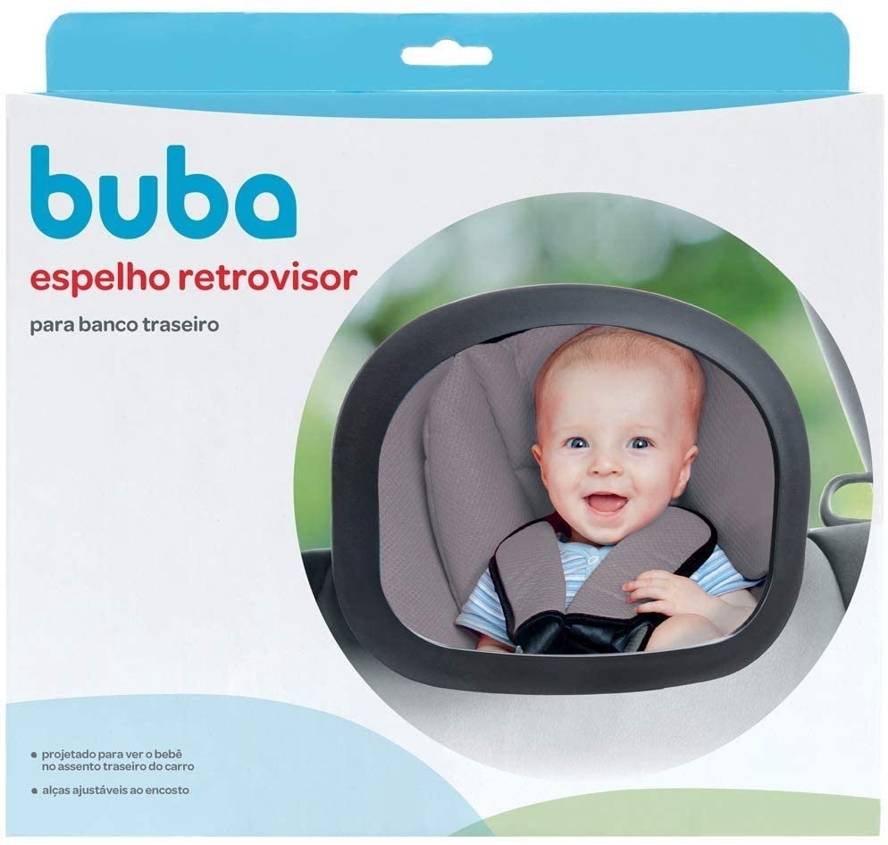 ESPELHO RETROVISOR PARA BANCO TRASEIRO - BUBA BABY
