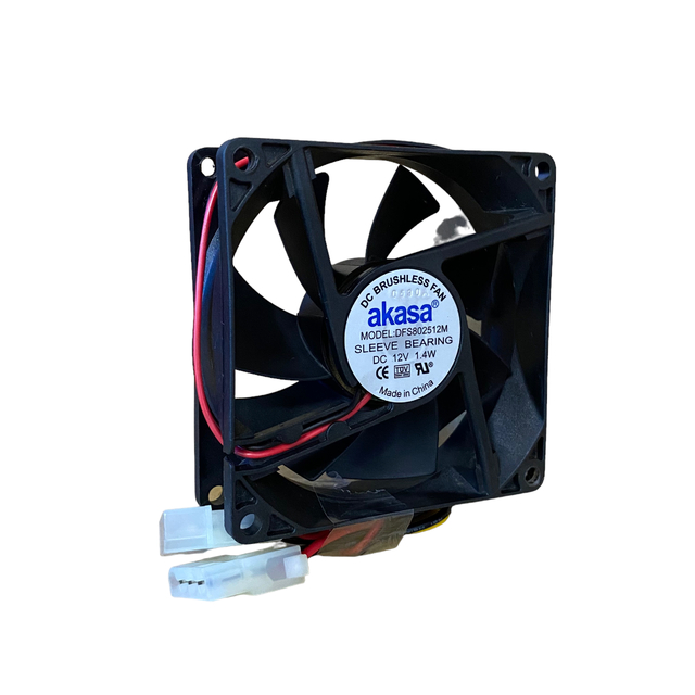 Coller Fan 12v 1.4w Dsf 802512m C/adapt. Molex Macho/fêmea