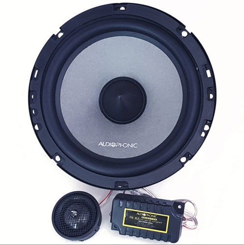 kit 2 vias audiophonic sensation 130w rms 6 som sc