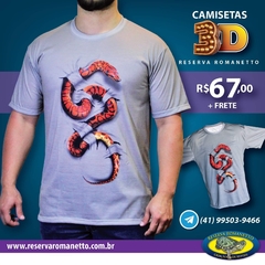 Camiseta 3D - Cenchria - Tamanho GG