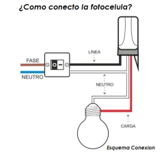 Fotocontrol Fotocélula 3 Cables 600w - Electrónica Argentina