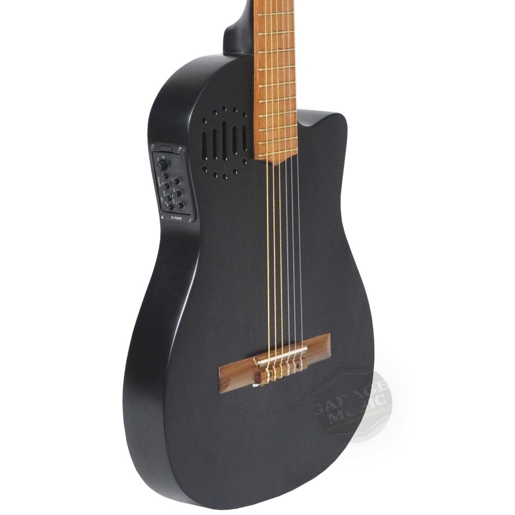 Guitarra Electro Criolla Clasica Tipo Godin Funda Ecualizador Pua