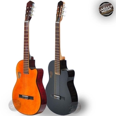 Guitarra Electro Criolla Media Caja Corte Boca Superior Cd - comprar online