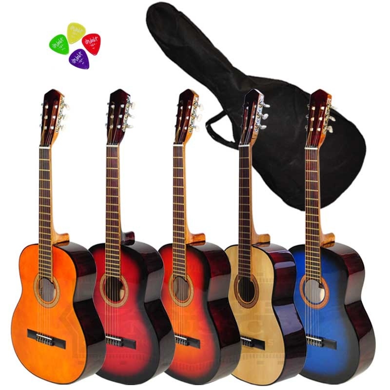 Guitarra Criolla Clásica Estudio Funda Regalo Cd Curso Pua