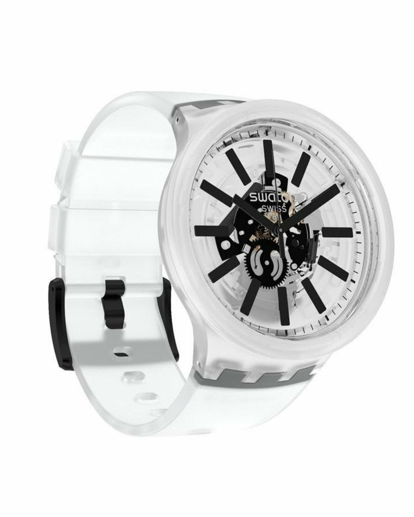 Reloj Swatch Unisex Big Bold Blackinjelly Blanco So27e101