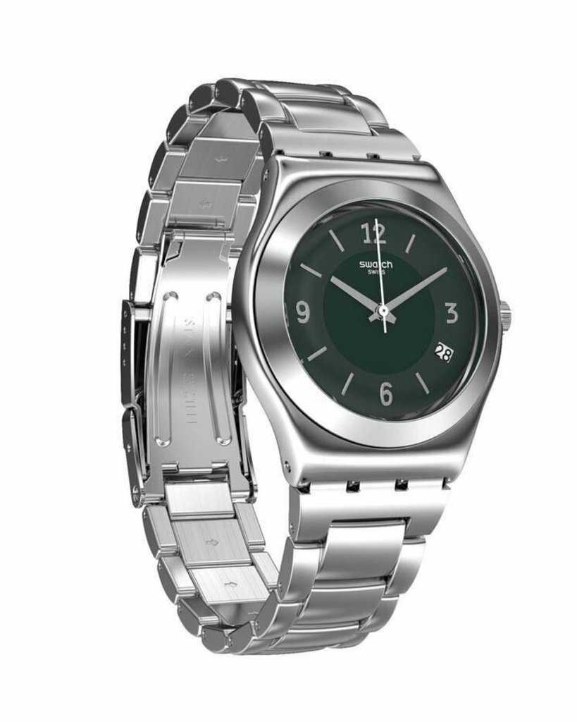 Reloj Swatch Mujer Middlesteel Yls468g Sumergible 30 M Acero