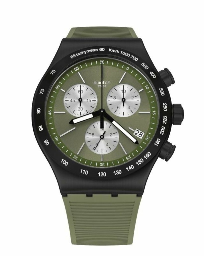 Reloj Swatch Hombre Core Chrono Yvb411 Jungle Snake