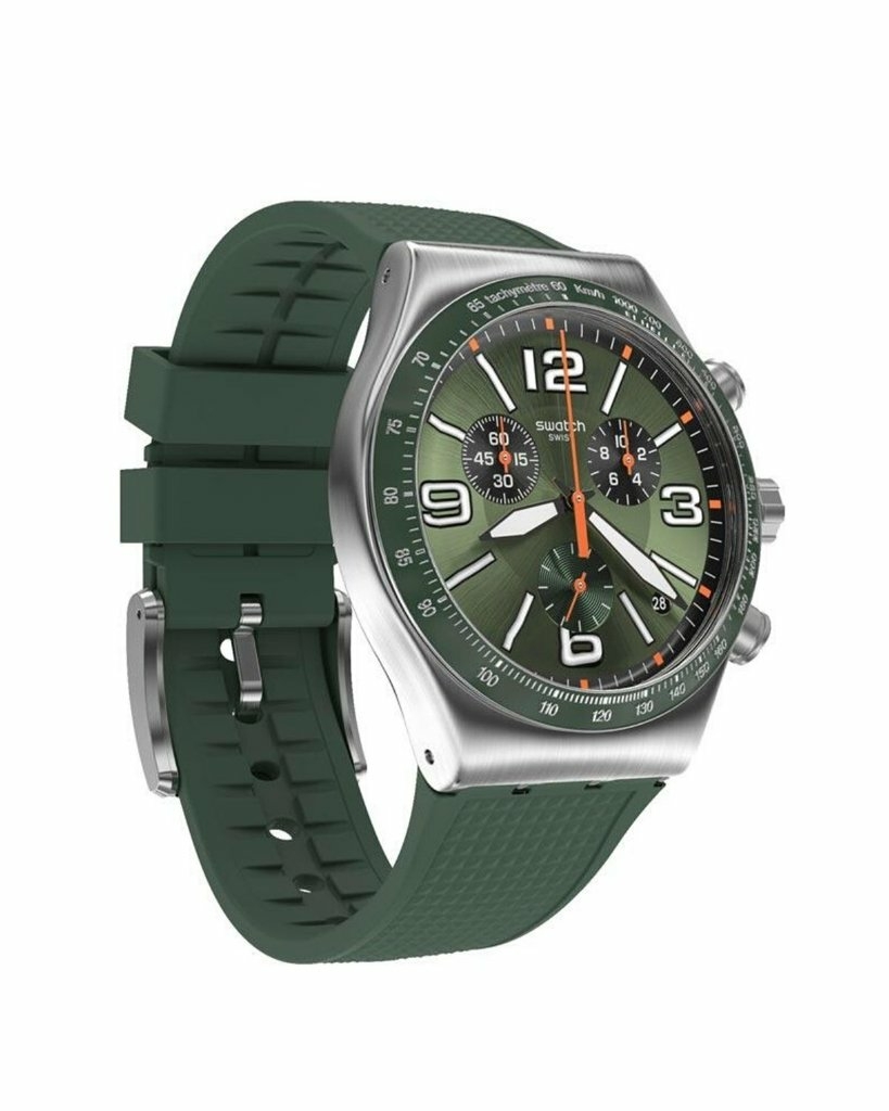 Reloj Swatch Hombre Chrono Irony Forest Grid Yvs462
