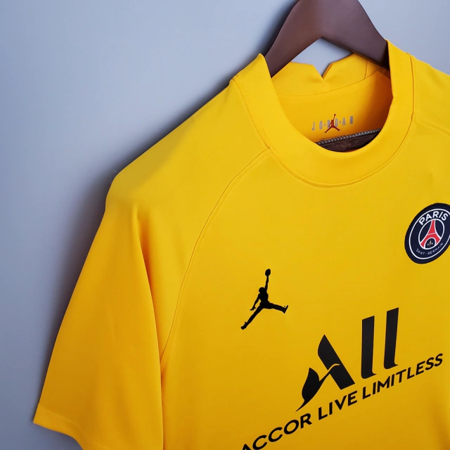 Camisa Nike PSG - Goleiro Amarela 2021/22