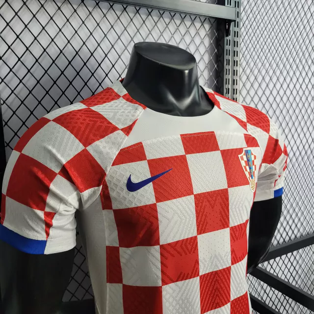 Camisa do uniforme titular da Seleção da Croácia Copa do Mundo 2022