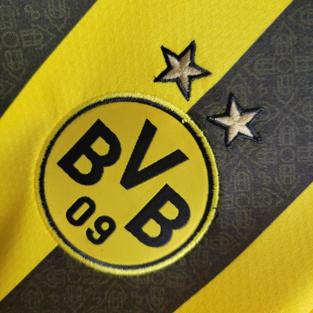 Camisa Manga Longa Borussia Dortmund Home Kit 2022/23