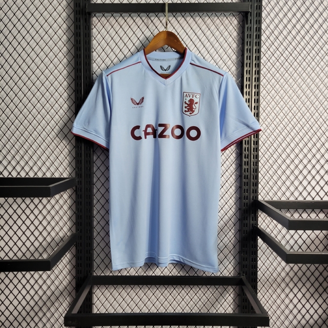 Camisa Aston Villa Kappa Away Kit 2022/23
