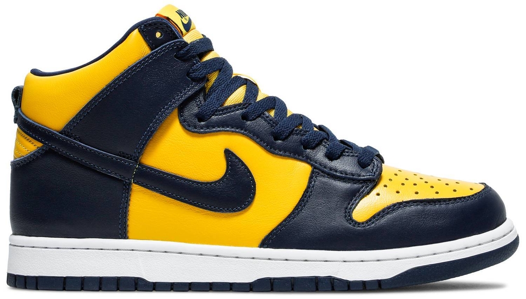 nike dunk high amarelo