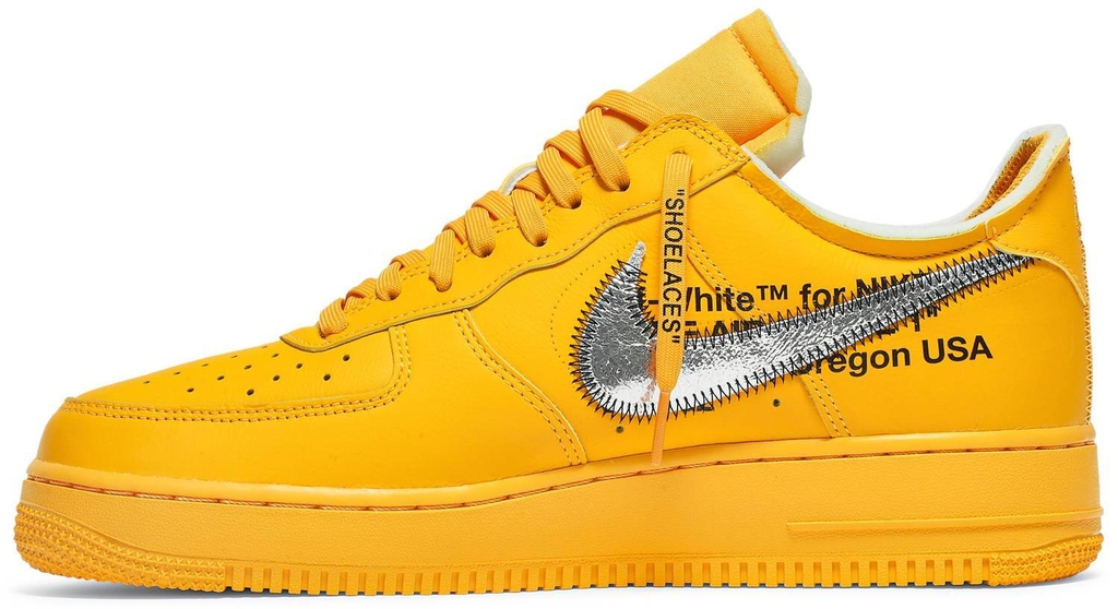 air force off white amarelo